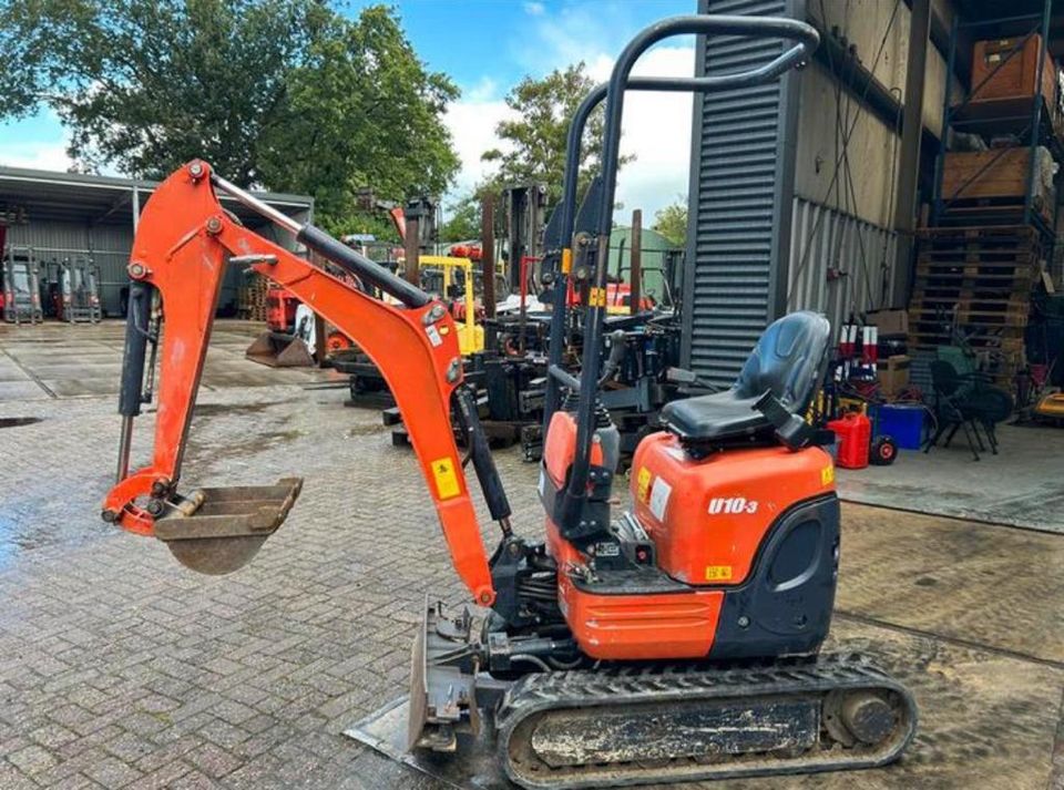 Kubota U10-3 Minibagger | 1 ton | 2016 | 1170 Std. | Servo in Kevelaer