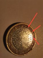 1 Euro Münze Millenium, 2000 - Frankreich, Fehlprägung Harburg - Hamburg Marmstorf Vorschau