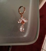 Einzel-Ohrring Orchidee Blume rosegold Zirkonia Steinchen Tropfen Baden-Württemberg - Schwieberdingen Vorschau