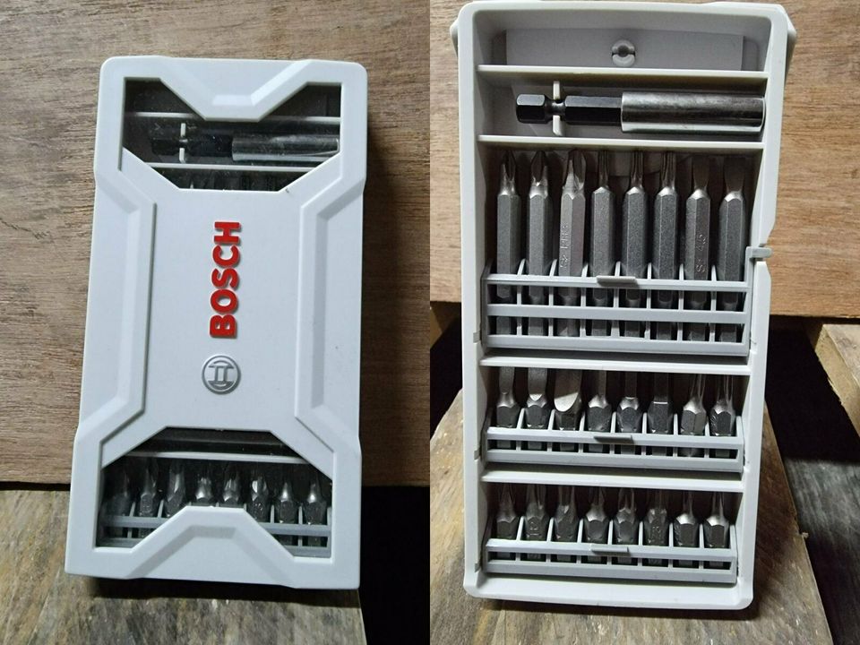 BOSCH 25-teiliges Bitset mit Bithalter Bitsatz Bitbox Torx (NEU) in Petkus