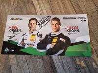 1 Autogramm BEN GREEN  ADAC GT Masters 2022 BMW Motorsport Sachsen - Chemnitz Vorschau