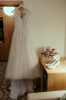 Brautkleid wie neu gereinigt Größe S Sachsen - Wiesa Vorschau