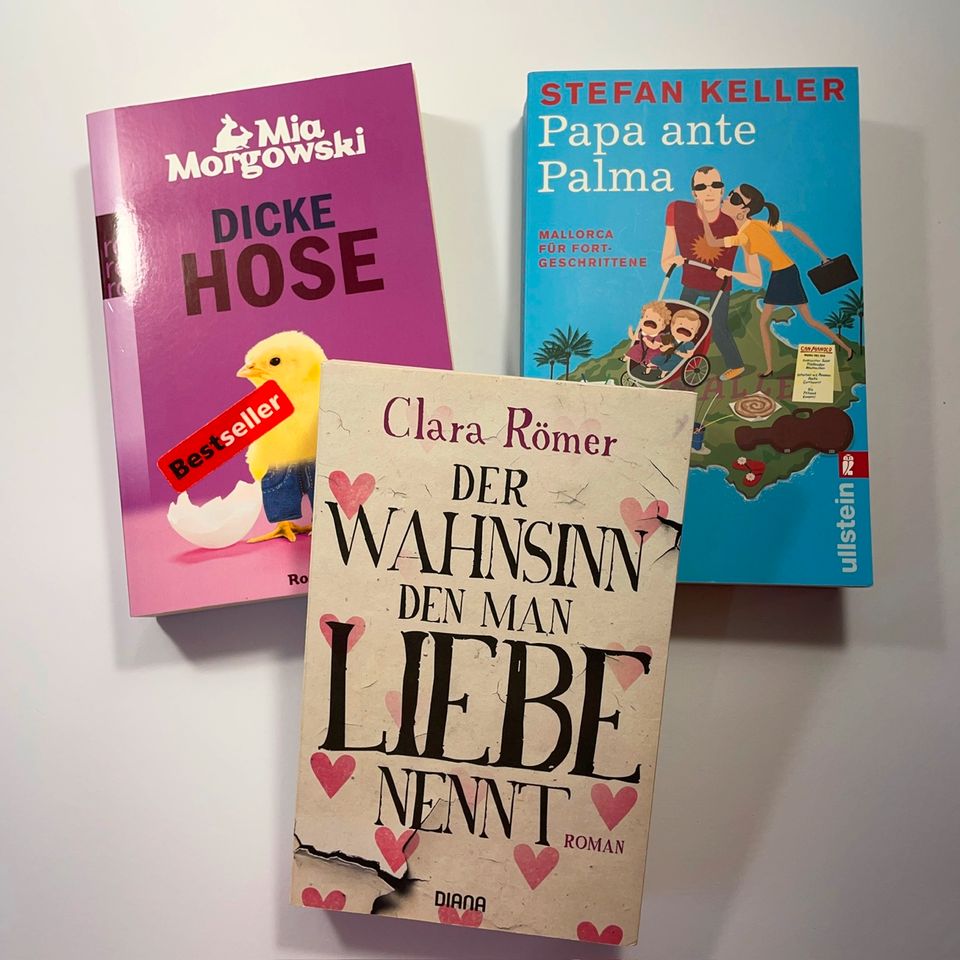 3 Frauenromane Dicke Hose, Papa ante Palma, Der Wahnsinn den man in Bruchhausen-Vilsen
