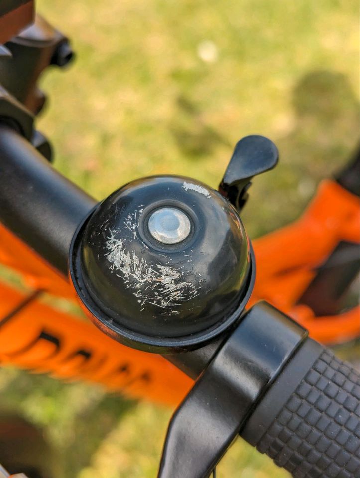 NALOO Chameleon 20" „orange“ Kinder-Fahrrad mit Zubehör in Halle