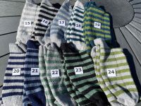 Alpaka-Herrensocken, gestreift, grau-schwarz, Größe 43-45, handge Niedersachsen - Seelze Vorschau