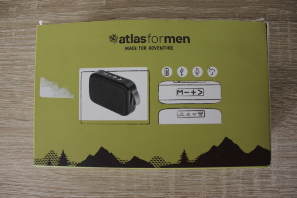 ATLAS FOR MEN Wireless Lautsprecher AA948 schwarz grau Bluetooth in München