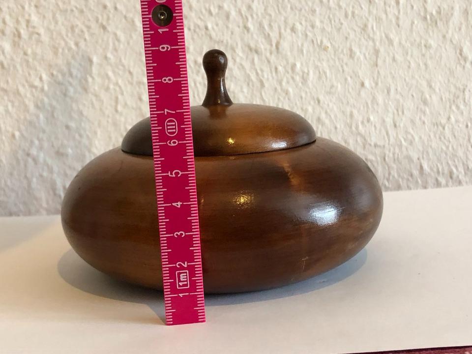 Holzschale vintage dunkel Holz Schmuck Dekoration in Mannheim