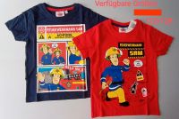 Feuerwehrmann Sam T-Shirts 2Stück Gr. 122/128 NEU Niedersachsen - Lengede Vorschau