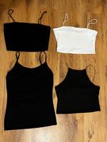 Zara Shein Crop Top Tops Bauchfrei Schwarz Weiß Nordrhein-Westfalen - Gelsenkirchen Vorschau