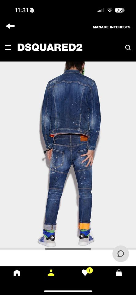 Dsquared2 Jeans Herren 50 neu mit Rechnung in Dortmund