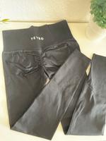 Schwarze Scrunch-Leggings mit „TEVEO“-Schriftzug – Gr. L – Neu Niedersachsen - Alfeld (Leine) Vorschau