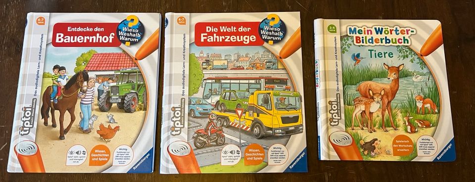 Tiptoi Bücher-Set (Bauernhof, Fahrzeuge, Wörterbilderbuch) in Gotha