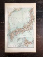 Alte XXL Landkarte um 1900: Japan München - Altstadt-Lehel Vorschau