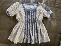 zauberhafte Odd Molly Bluse Tunika Babydoll Gr 2 36-38 blau weiß Rheinland-Pfalz - Gückingen Vorschau