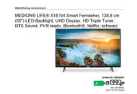 Medion SMART UHD TV 55" DVB-S,DVB-T2,DVB-C,Virtual Surround Niedersachsen - Bad Zwischenahn Vorschau