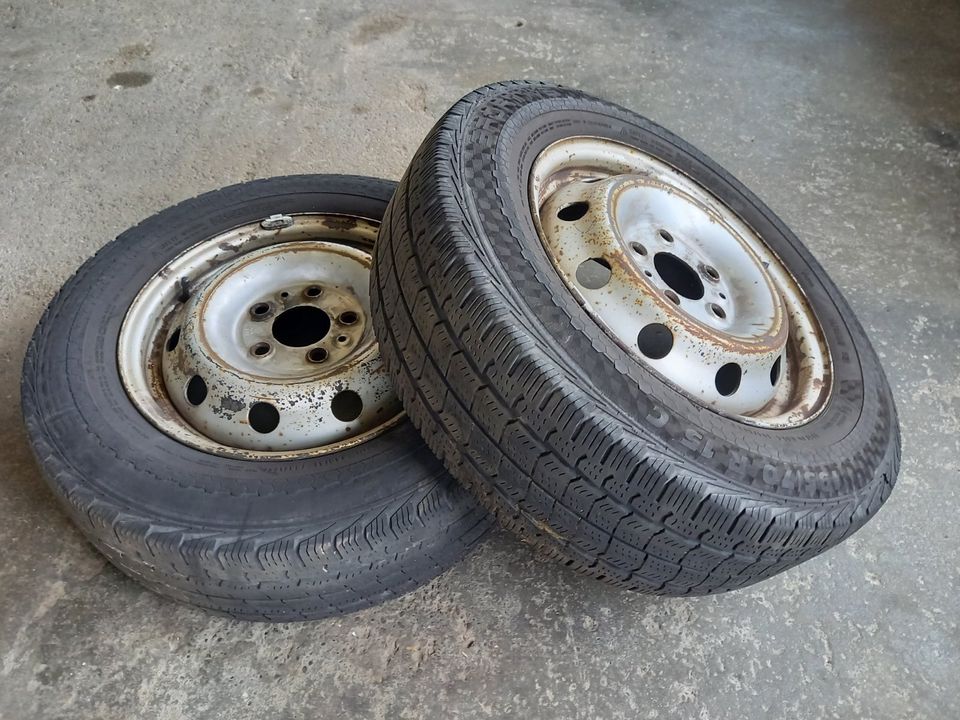 2x Komplettrad FIAT Ducato Allwetterreifen Sportiva 195/70 R15C in Weil am Rhein