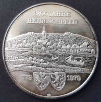 Silbermedaille 1200 Jahre Heidingsfeld (Würzburg) 26,2 Gramm Bayern - Höchberg Vorschau