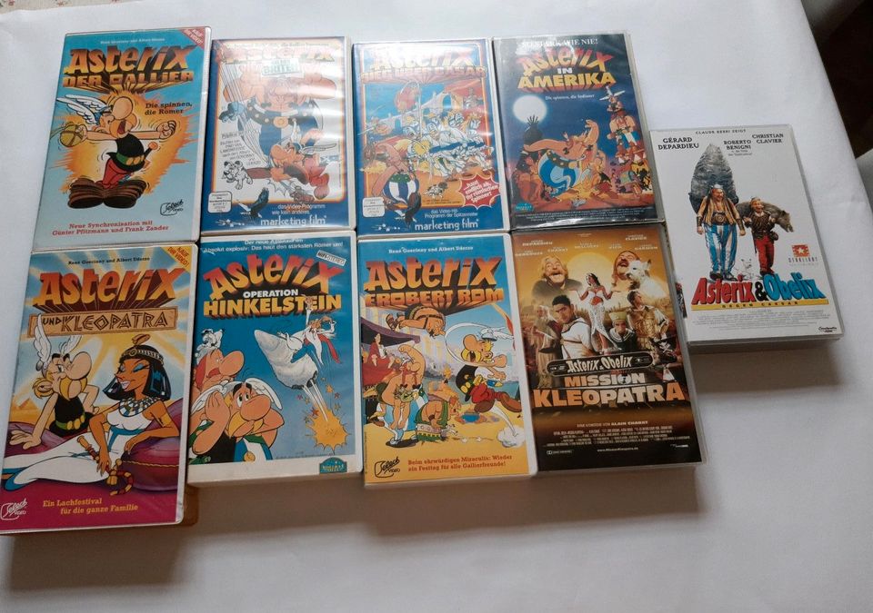 Asterix und Obelix Videokassetten in Reinsdorf