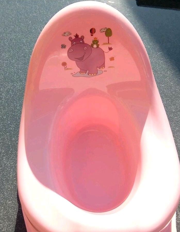 Töpfchen Toilette Tritt Fusstritt Hocker rosa lila in Nieder-Olm
