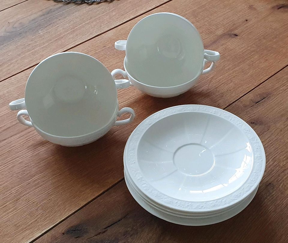 Villeroy & Boch Cameo Weiss Suppentassen in Marschacht