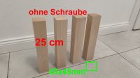 4x 25 cm Kantholz 45mm x 45mm quadratisches BUCHE Sofafuß Tischbe Sachsen - Görlitz Vorschau