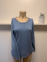 C&A Damen Feinstrick Pullover in blau Gr.38 M mit Perlen verziert Bayern - Starnberg Vorschau