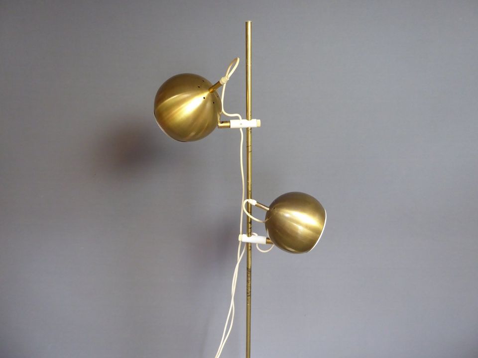 Stehleuchte 60er 70er Spots Messing Danish Design Floor Lamp in Bremerhaven