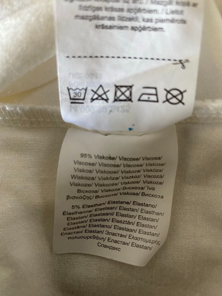 s. Oliver T-Shirts, 3/4 Ärmel, blau/offwhite, Gr. 46, wie neu in Claußnitz