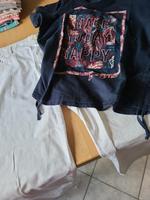 3/8 Jeanshose, weiß Bundweite 53 cm, Shirt Gr. XL Nordrhein-Westfalen - Kamen Vorschau