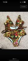 Badeanzug Cutouts Bikini NEU Bademode Flowerprint Gr XL 42/44 Baden-Württemberg - Eggenstein-Leopoldshafen Vorschau