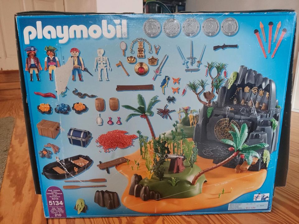 Playmobil Piraten Schatzinsel 5134 funktionsfähig in Hamburg