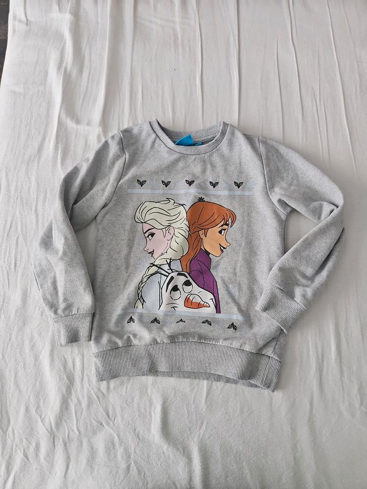 Frozen Mädchen Pullover Gr.122 grau Anna und Elsa in Köln