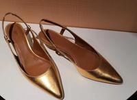 Sling Pumps Polo by Ralph Lauren gold Tanzschuh Leder Gr.36 6B Thüringen - Sömmerda Vorschau