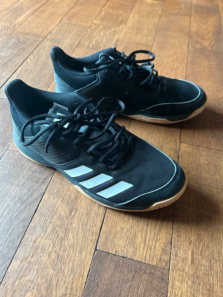 Handballschuhe Gr. 42 Adidas schwarz Herren Kind Jugendlicher in Winsen (Luhe)