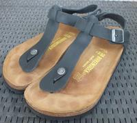 Birkenstock Kairo Gr 38 N - schwarz - Leder Hessen - Rodgau Vorschau