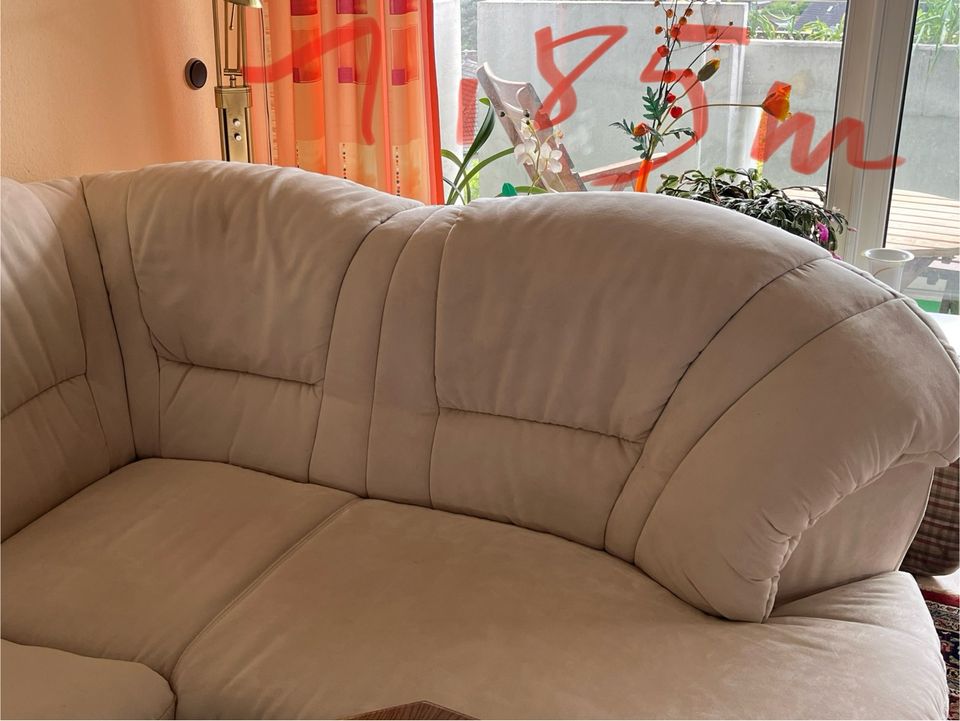 Sofa Couch L-Form mit Sessel in Dinslaken