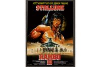 Plakat RAMBO III Deutsches Film Poster sylvester stallone 3. Teil Hessen - Felsberg Vorschau