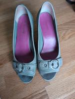 Bugatti Peeptoes Pumps Grau Gr. 38 West - Nied Vorschau