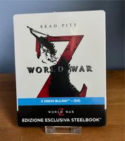 World War Z Steelbook ITA BLU-RAY + DVD NEU / Deutschem Ton Nordrhein-Westfalen - Gummersbach Vorschau