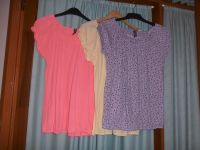 3 Kurzarm - Shirts - Gr. L - gelb - orange - violett mit Muster Brandenburg - Potsdam Vorschau