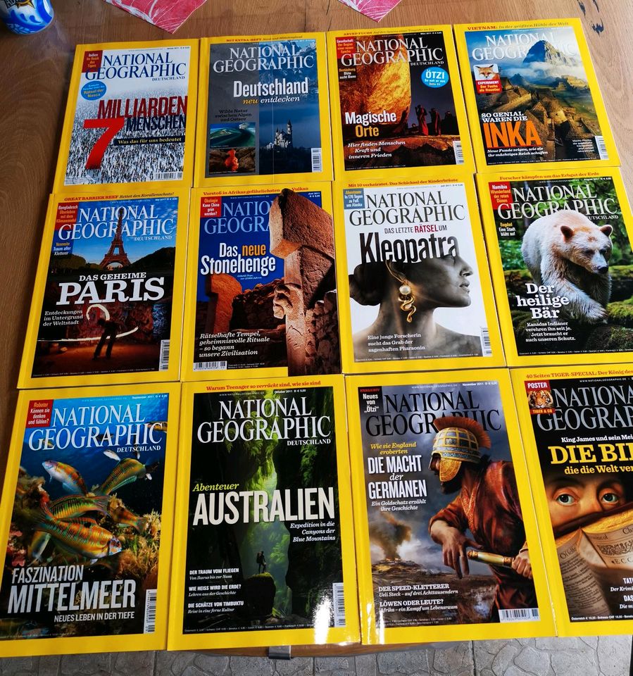 National Geographic Zeitschrift Jahrgang in Frickenhausen