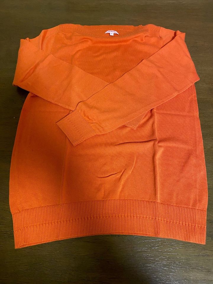 S.Oliver Baumwoll-Pullover DA Gr. S, orange in Kaiserslautern