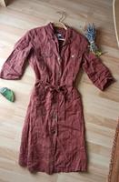 Zara Ramie Leinen Optik Kleid M rost Taschen Sachsen - Radeberg Vorschau
