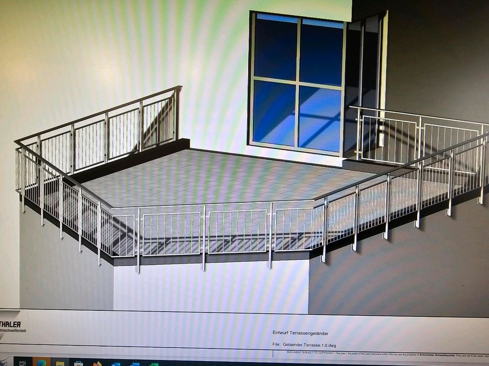 Terrassen Geländer elemente in Mühlacker