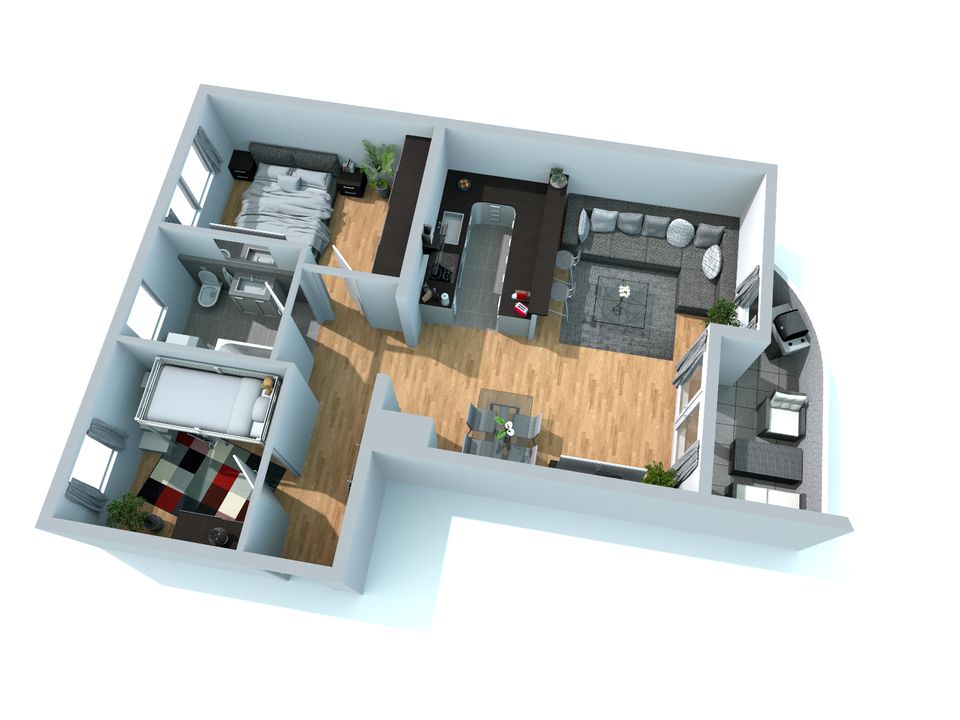 Renovierte 3-Raumwohnung mit Einbauküche & Tiefgaragenstellplatz in Freital