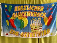 Fahne Geburtstagsflagge "Herzlichen Glückwunsch zum Geburtstag" Sachsen-Anhalt - Weferlingen Vorschau