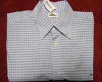 Orig.LACOSTE Herren Hemd mit Karo-Muster.Hell Blau/Weiss.M/41 Bremen - Huchting Vorschau