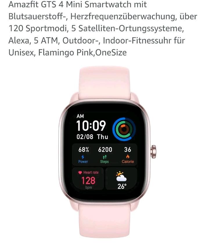 Amazfit GTS 4 Mini Smartwatch in Dinslaken