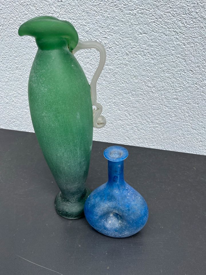 Große Vasen italienisches Design blickdichtes Glas in Remchingen