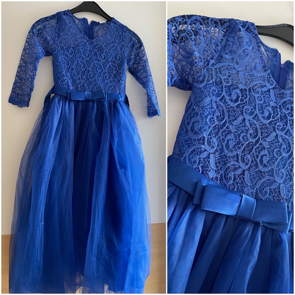 Prinzessinnen Kleid in Blau Kinder Mädchen Kleid in Bremen